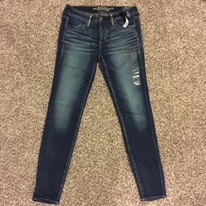 Brand New AEO Denim Super Low Jegging - Long